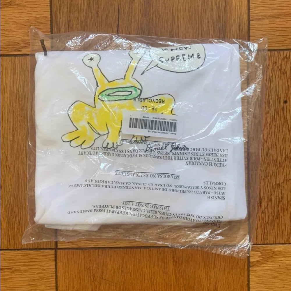 Men’s Supreme T Shirt Daniel Johnston Frog